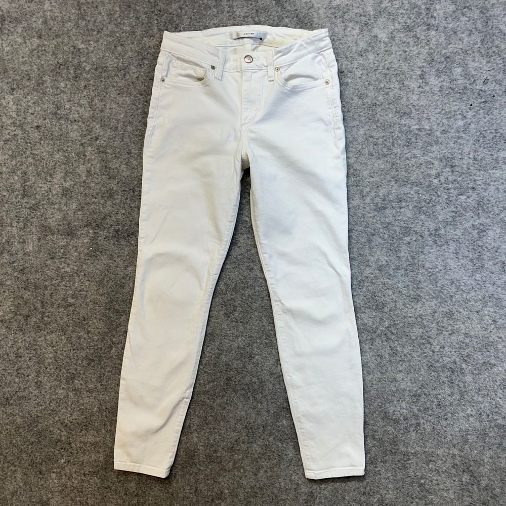 Joe's‎ Jeans Skinny Ankle Women 26 White stretch Mid Rise QAOWHT5988